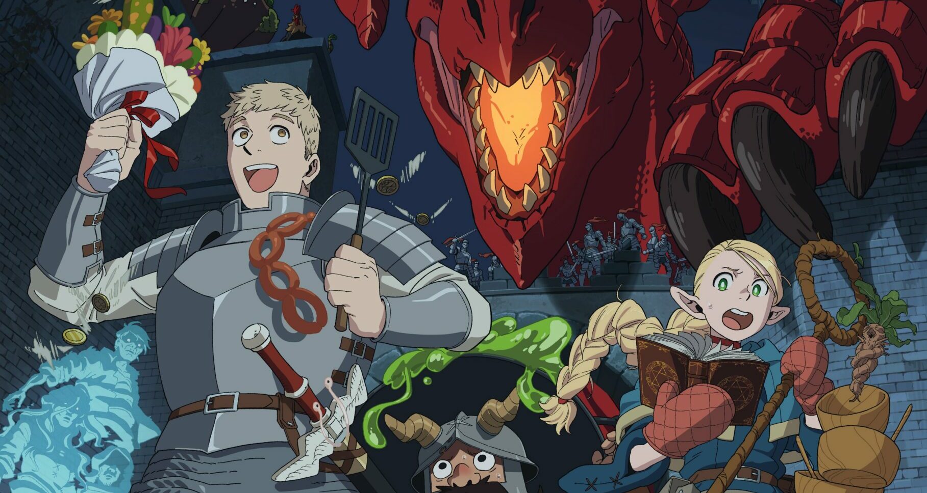 Delicious in Dungeon Anime Premieres in January 4, 2024!