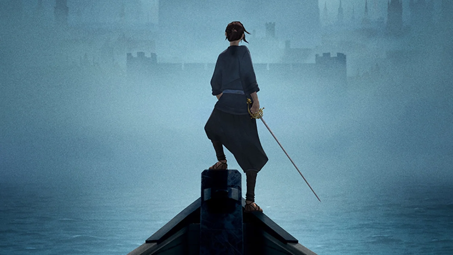 Póster de la segunda temporada de Blue Eye Samurai